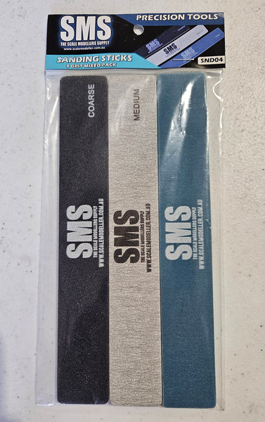 SMS 3PK mixed sanding sticks