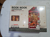 Book Nook Christmas Indoor Scene