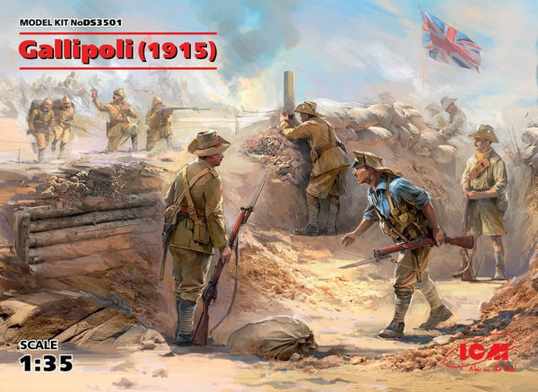 ICM 1/35 Gallipoli 1915 figure set
