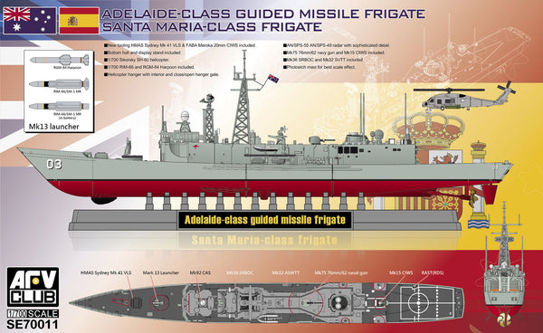 AFV 1/700 Adelaide Class Frigate