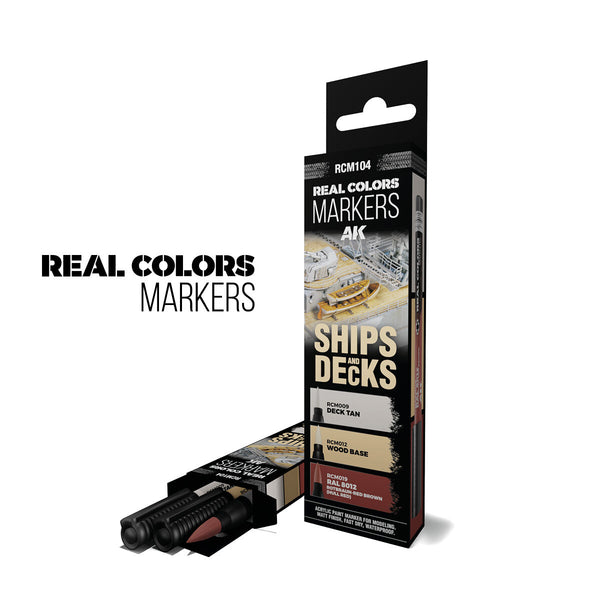 AK markers ships and decks