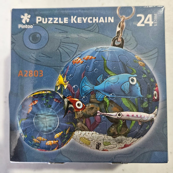 Pintoo Keychain Puzzle - Cute Fish Tank