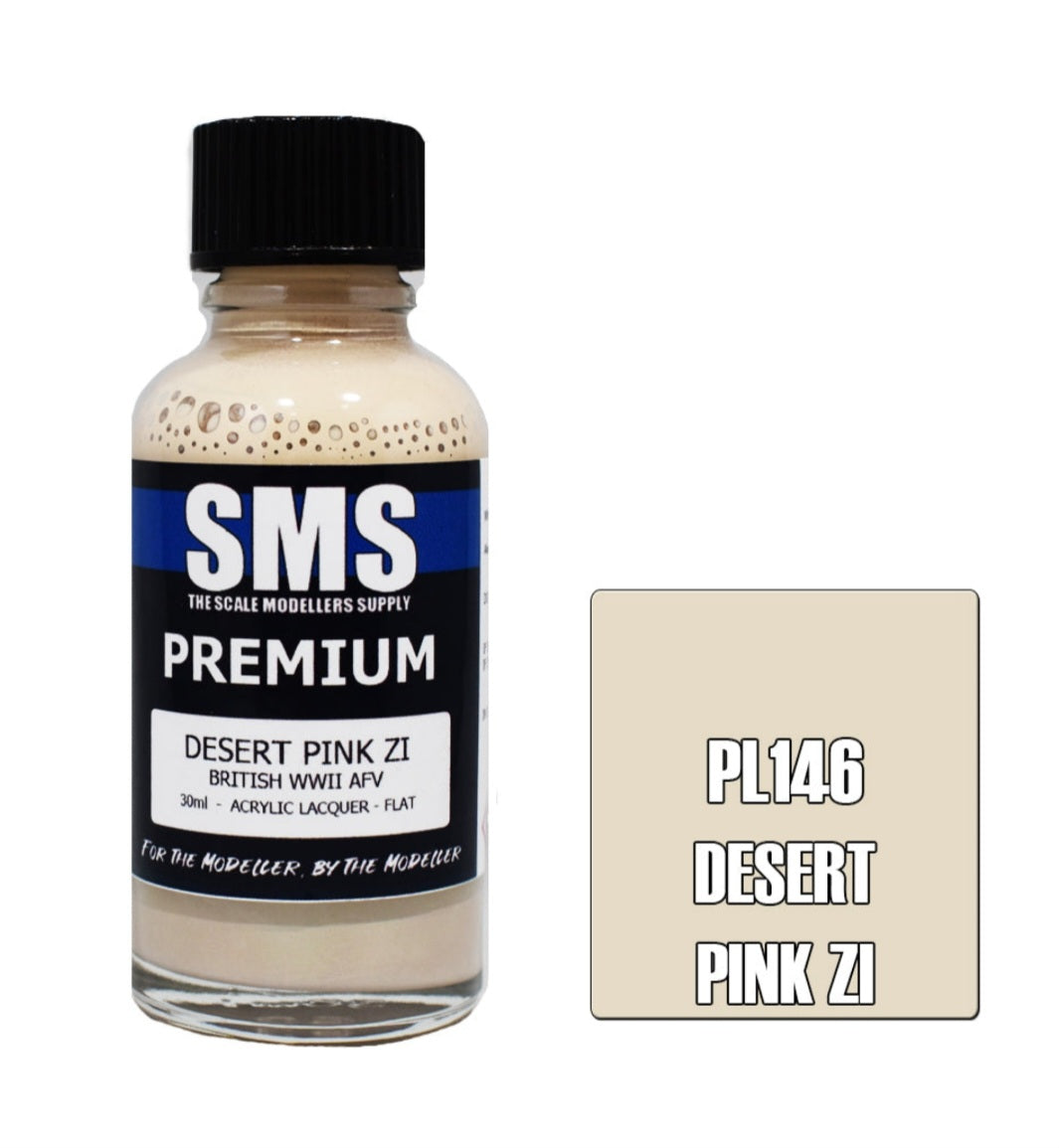 SMS Premium Desert Pink ZI British WWII AFV Kits N Krafts