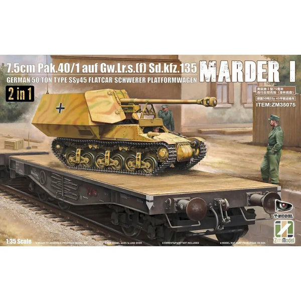 Zimi 1/35 Marder and Flat car