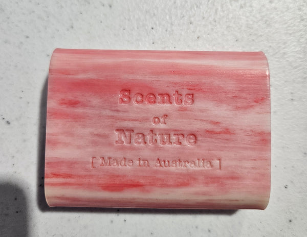 Tilley Soaps - Scents of Nature - Scarlet Honeysuckle (vegetable oil soap bar)