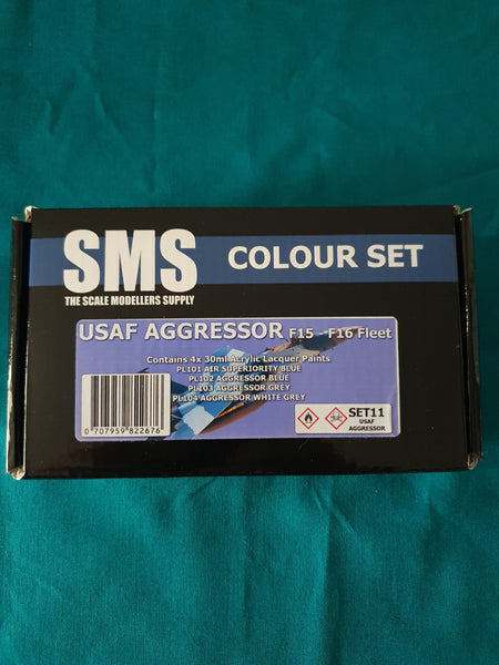 SMS Colour Set - USAF Aggressor  F-15/F-16