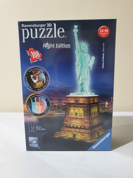 Ravensberger - 3D Statue of Liberty at Night Puzzle
