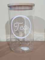 Glass Jar Large - Tea