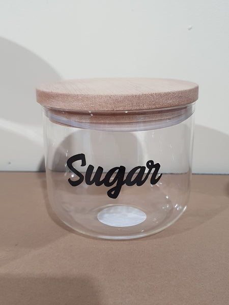 Glass Jar Small - Sugar