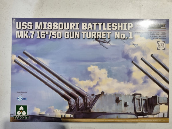 Takom 1:72 Missouri turret No.1