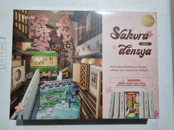 Rolife - Sakura densya 3D Bookends