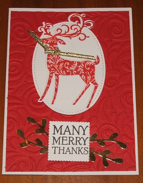 Christmas Card - Many Merry Thanks