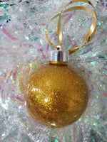 Gold Bauble (Ready for Customising)