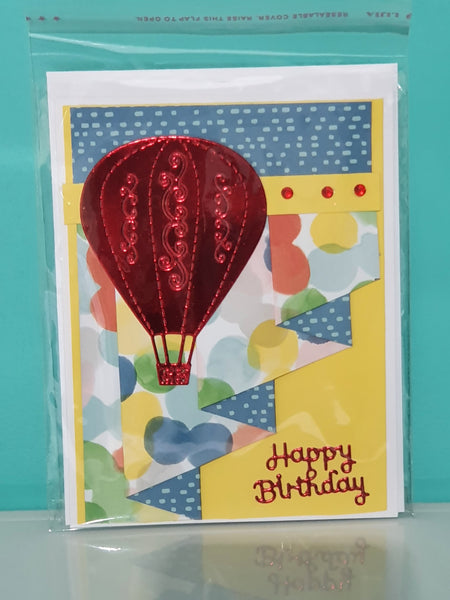 Happy Birthday - Red Balloon