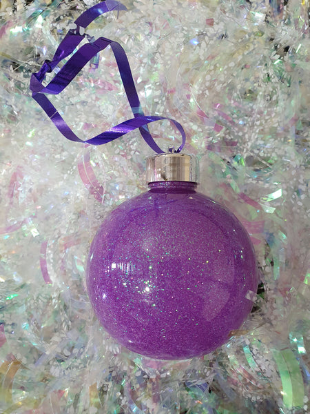 Mauve Bauble (Ready for Customising)