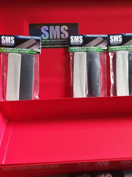 SMS Sanding Plate Refills coarse