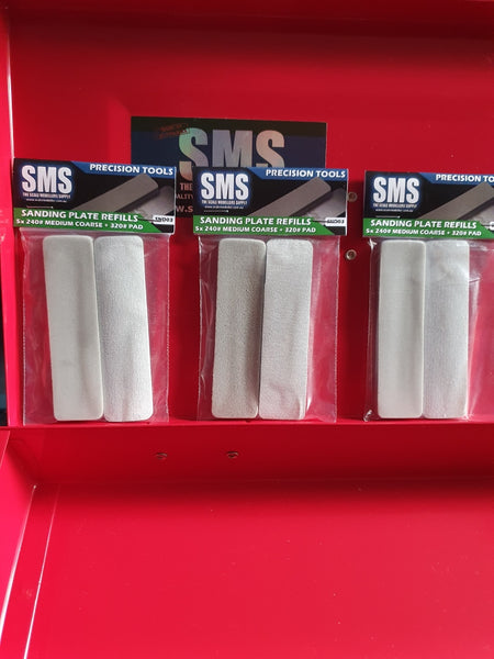 SMS Sanding Plate Refills medium