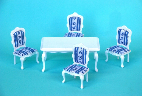 White Square Table & Chairs